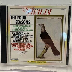 Vivaldi The Four Seasons LaserLight Digital CD 15518 Mandolin Oboe Trumpet 1988